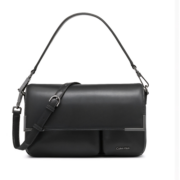 Calvin Klein Handbags - Calvin Klein Black Mica Shoulder Bag